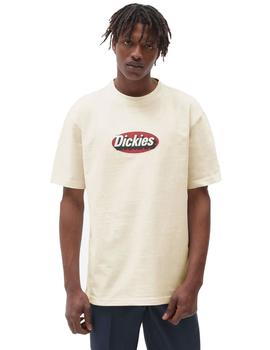 Camiseta Hombre Dickies Saxman Crema