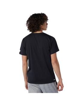 Camiseta Hombre NB Graphic Heathertech Negro