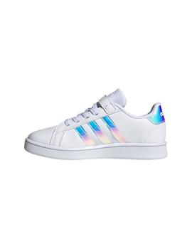 Zapatilla Niña adidas Grand Court Blanco/Espejo