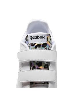 Zapatilla Niña Reebok Royal Blanco Leopardo