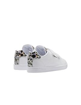 Zapatilla Niña Reebok Royal Blanco Leopardo