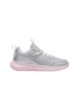 Zapatilla Niña Reebok Rush Runner Plata Rosa