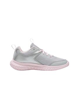 Zapatilla Niña Reebok Rush Runner Plata Rosa