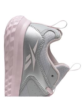 Zapatilla Niña Reebok Rush Runner Plata Rosa