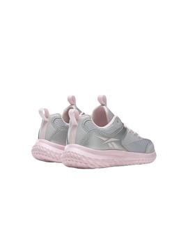 Zapatilla Niña Reebok Rush Runner Plata Rosa