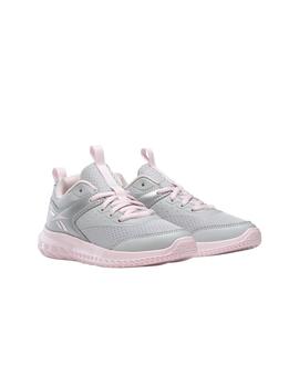 Zapatilla Niña Reebok Rush Runner Plata Rosa