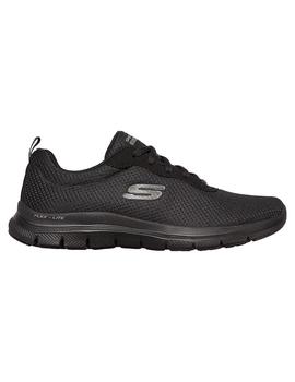 Zapatilla Mujer Skechers Flex Appeal 4.0 Negro