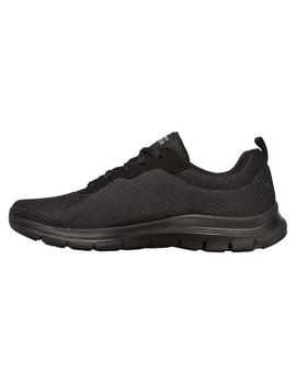 Zapatilla Mujer Skechers Flex Appeal 4.0 Negro