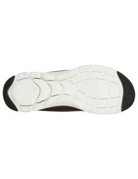 Zapatilla Mujer Skechers Flex Appeal 4.0 Negro/Dorado