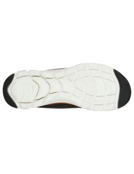 Zapatilla Mujer Skechers Flex Appeal 4.0 Negro/Dorado