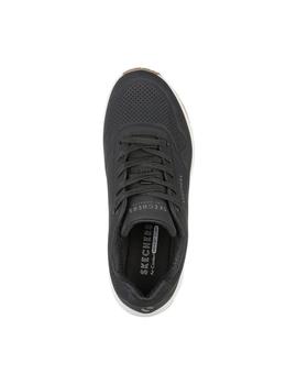 Zapatilla Mujer Skechers Uno Negro/Blanco