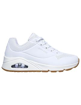 Zapatilla Mujer Skechers Uno Blanco