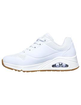 Zapatilla Mujer Skechers Uno Blanco