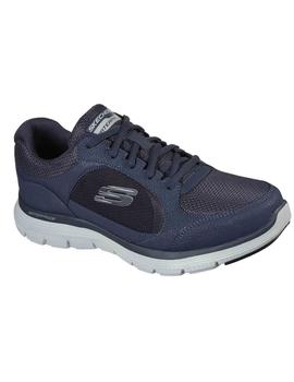 Zapatilla Hombre Skechers Flex Advant 4.0 Marino