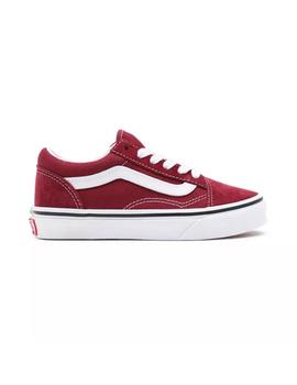 Zapatilla Niño Vans Old Skool Granate