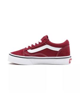 Zapatilla Nino Vans Old Skool Granate