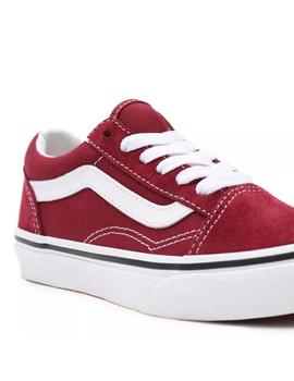 Zapatilla Niño Vans Old Skool Granate