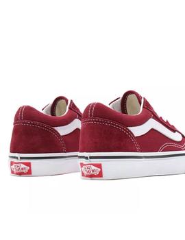 Zapatilla Niño Vans Old Skool Granate