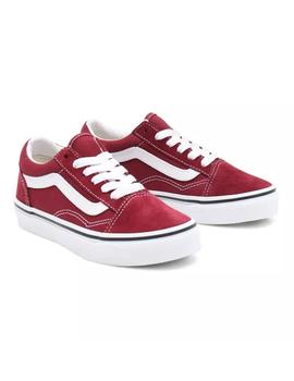 Zapatilla Niño Vans Old Skool Granate