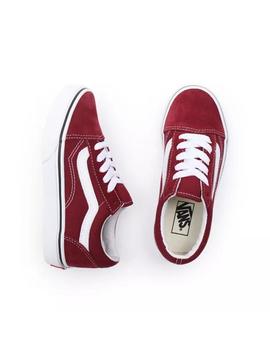 Zapatilla Niño Vans Old Skool Granate