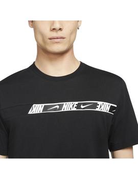 Camiseta Hombre Nike Nsw Repeat Negro