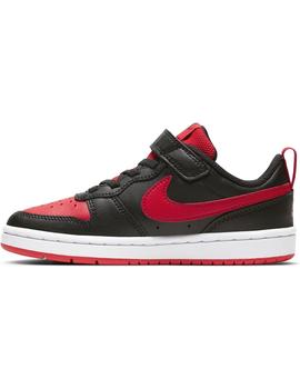 Zapatilla Niño Nike Court Borough Low Negra