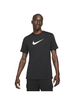 Camiseta Hombre Nike Repeat Negra