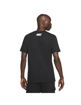 Camiseta Hombre Nike Repeat Negra