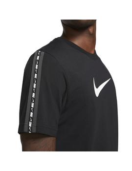 Camiseta Hombre Nike Repeat Negra