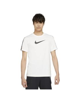 Camiseta Hombre Nike Repeat Blanca