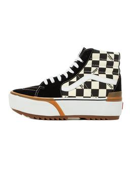 Zapatilla Mujer Vans Sk8-Hi Stacked Cuadros