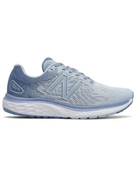 Zapatilla Mujer New Balance Fresh Foam 680V7 Celeste