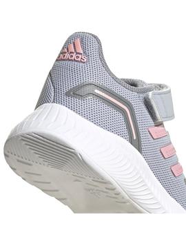 Zapatilla Niña adidas Runfalcon 2.0 I Gris/Rosa