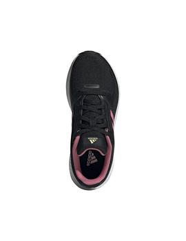 Zapatilla Junior adidas Runfalcon 2.0 Negro/Rosa