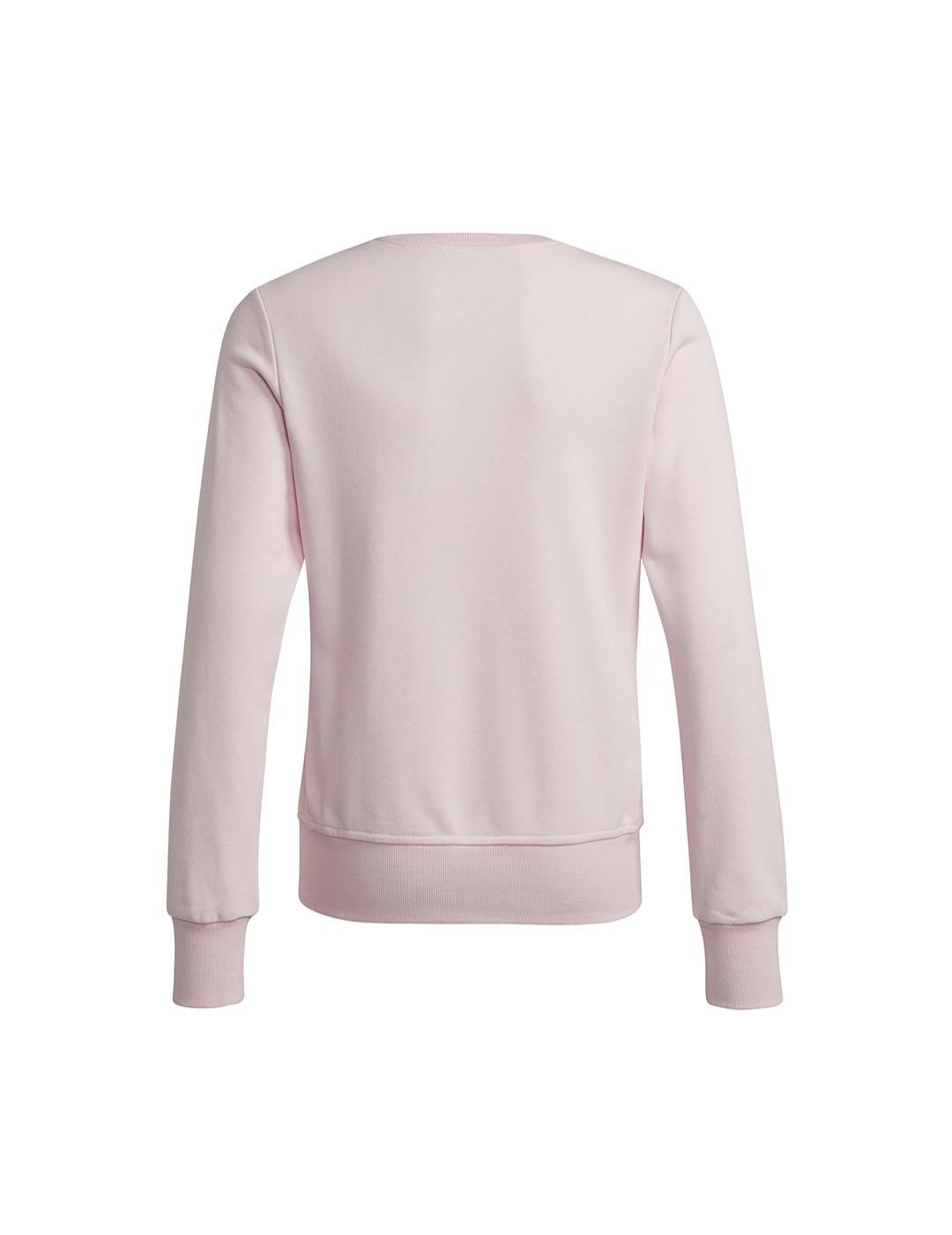Sudadera adidas rosa y blanca hot sale