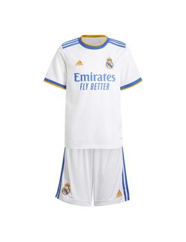 Minikit Unisex adidas R.Madrid 21/22 Blanco