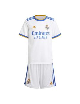 Minikit Unisex adidas R.Madrid 21/22 Blanco