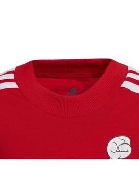 Camiseta Niño adidas Lk Dy Mm Roja