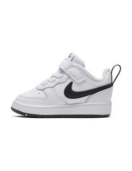 Zapatilla Baby Nike Court B. Blanco Negro