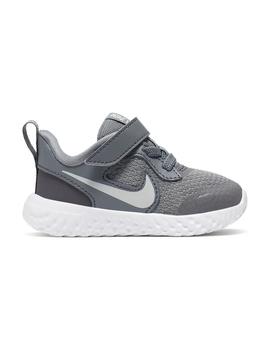 Zapatilla Niño Nike Revolution 5 Gris