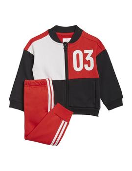 Conjunto Niñ@ adidas Disney Mickey Rojo/Negro/Blan