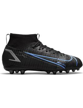 Bota Futbol Nino Nike Superfl 8 Academy Negra