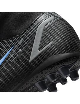 Bota Futbol Niño Nike Superfl 8 Academy Negra