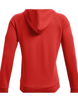 Sudadera Hombre Under Armour Rival Big Log Naranja