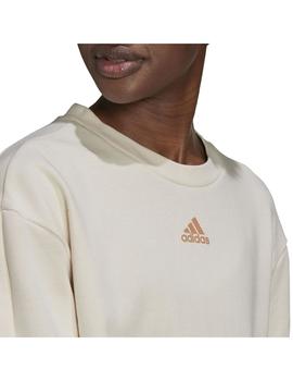 Sudadera Mujer adidas W DK Beige