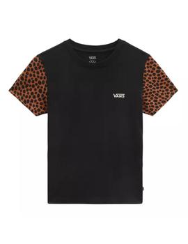 Camiseta Mujer Vans Wild Negra