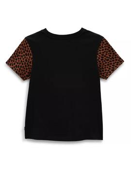 Camiseta Mujer Vans Wild Negra