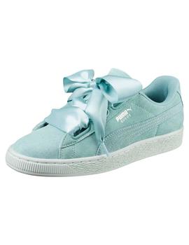 Puma Suede Heart Pebble Mujer