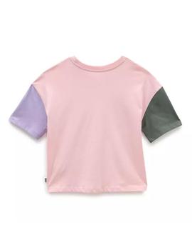 Camiseta Mujer Vans Boxy Rosa