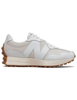 Zapatilla Mujer New Balance 327 Beige Piel